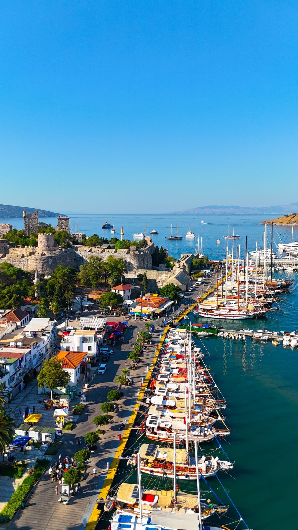 Bodrum castle and marina